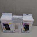 3 x Wavy Led Light & Mirror Phone Holder 