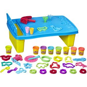 Play-Doh Play 'n Store Table Toy, 25+ Accessories, 8 Cans of Assort. Colors, Back to School Classroom Supplies, Kids Arts & Crafts, Preschool Toys, Ages 3+ 