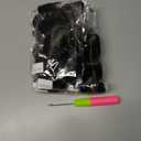 Short Ocean Wave Crochet Hair 9 Inch 8 Packs Deep Wave Crochet Hair Synthetic Wavy Crochet Braids (2# Off Black)