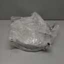 Rolling Stool, Stainless Steel Workbench, Adjustable Swivel Stool Medical 5 Wheels, 304 Stainless Steel Structure Laboratory Round Pad, Load Capacity 445 lbs (Silver) (Plata)