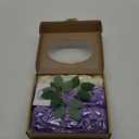 N&T NIETING Artificial Flowers, 25pcs Fake Flowers Rose with Stems Perfect for DIY Wedding Bridesmaid Bridal Bouquets Centerpieces Home Flower Arrangement Decoration, Series Purple