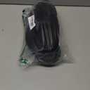 BARERUN Womens Slippers Fuzzy House Shoes with Faux Fur Lining Soft-lightweight House Slippers Socks Moccasin Slippers with Rubber Sole Indoor/Outdoor Size 39, Black