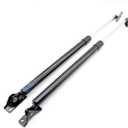 TSUBASA Back Door Stay for Lexus RX300 RX330 RX350 2003-2008 Toyota Harrier 520mm Rear Tailgate Dampers Trunk Boot Lift Support Shock Absorber Gas Struts Spring Prop Rod (2PCS) (Normal Black)