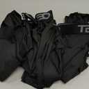 TELALEO 6 or 5 Pack Compression Shorts for Men Spandex Sport Shorts Athletic Workout Running Performance Baselayer Underwear (Medium)