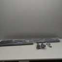 Tension Curtain Rod 51-165In(4.25-13.75Ft), Extra Long Outdoor Curtain Rod No Drilling for Window or Bathroom Patio, Adjustable Spring Shower Rod, Easy to Install Never Rust, Rod Diameter 1.26In-Black