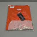 Halloween Long Sleeve T Shirts for Women V Neck Pumpkin Shirt Easy Costume Fun Tops Small Orange