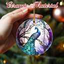 Christmas Ornaments, Peacock Ornament, Christmas Tree Ornaments, Xmas Decorations, Holiday Decorations, Gifts for Peacock Lovers, Holiday Party Gifts, and Xmas Gift Ideas