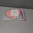 Sensory Activity Board Sensory Toys for Kids Calming Fidget Toy for Stress Relief,Anxiety,ADHD,Silent & Mess-Free,Autism Sensorys Products for Kids 3+ & Adults,Travel Activity Toys (Pink Heart Shape)