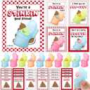 24 Pack Friendship Valentines Day Gifts for Friends Poop Stress Balls with Friendship Cards Valentines Exchange Party Favors Poo Squeezes Funny Gag Gifts