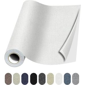 Fabric Repair Patches, 35X79 Inch Linen Repair Tape Self-Adhesive Fabric Patches Durable, DIY Large Linen Tape for Sofa, Couches, Furniture, Chair, Clothing （35X79 Inch, White）