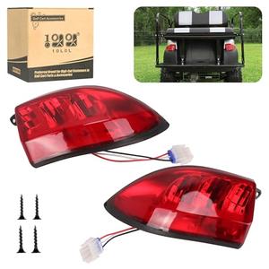 10L0L Golf Cart Tail Lights for Club Car Precedent 2004-Up and Tempo 2018-Up Models - Replacement Taillight Driver and Passenger Rear Lights 12V with 3 Pin Molex Quick Connector Wired