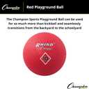 Champion Sports Playground Ball Durable High-Bounce Ball, Sizes 5", 6", 7", 10", 13" & 16" for Gym, Recess & Play