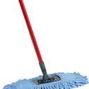 O-Cedar Dual-Action Microfiber Sweeper Dust Mop, Red