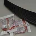 Rear Spoiler for Infiniti Q50 2014-2024 4 Door Sedan M4 Style Rear Trunk Spoiler Lip Tail Wing Carbon Fiber Painted(M4 Style Carbon Fiber)