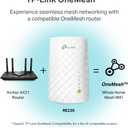 TP-Link WiFi Extender with Ethernet Port, Dual Band 5GHz/2.4GHz, Up to 44% More Bandwidth Than Single Band, Covers Up to 1200 Sq.ft and 30 Devices, Signal Booster Amplifier Supports OneMesh(RE220)