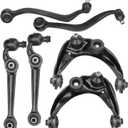 IRONTEK 6pcs Front Upper&Lower Control Arms w/Ball Joints for 2007-12 for Ford Fusion, 2007-12 for Lincoln MKZ, 2007-11 for Mercury Milan, Front Suspension Kit K620492 K620493 K620149 K620636 K620635