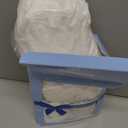 Bassinet Sheets & Waterproof Bassinet Mattress Pad Protector 4 Pack Set, Viscose Terry, Universal Fit for Oval, Hourglass and Rectangular Mattress, Grey & White (32" X 17")