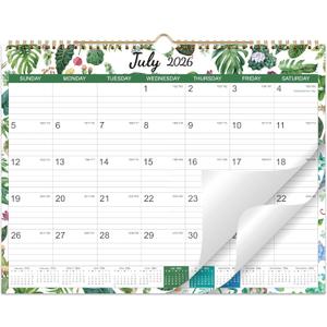 2026-2027 Wall Calendar - 2026-2027 Calendar from July 2026 - Deccember 2027, 14.8 "x11.4", Large Ruled Blocks Perfect for Planning and Organizing for Home or Office