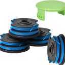String Trimmer Dual Line - Replacement Spools for Greenworks 21212 and 21272