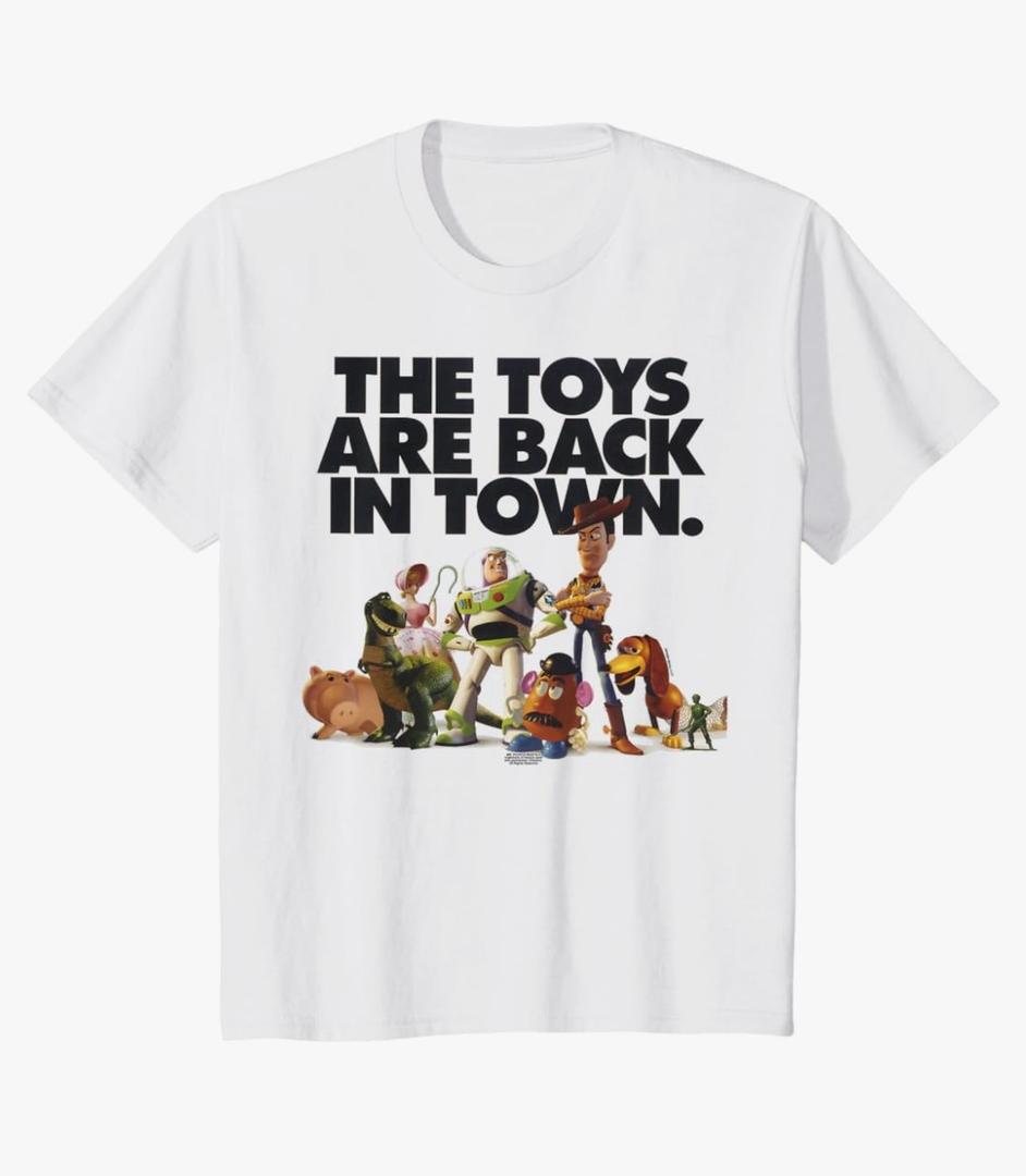 Disney Pixar Toy Story The Toys are Back in Town Graphic T-Shirt.XL