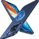 TORRAS Magnetic Slim-Fit for iPhone 15 Pro Max Case, Ultra-Thin 15 ProMax Phone Case Compatible with MagSafe, Lightweight Anti-Scratch Matte Hard Phone 15 ProMax Case 6.7 inch OriginFit, Navy Blue