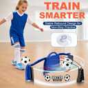 Dreamon Kids Soccer Trainer - Indoor Soccer Training Equipment for Parties & Home Play, 2 Game Modes with Auto-Scoring, Soccer Training for Footwork & Reaction Speed, Soccer Gifts for 6+ Year Old Boys