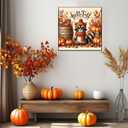 2 x Amshem Hallo Fall Diamond Art Kits for Adults,Pumpkin Diamond Art Painting Kits,5D Full Drill Round Diamond Dots for Adults,Fall Crystal Gem Art Painting Kits for Home Wall Decor 13.8x13.8inch (BB07)