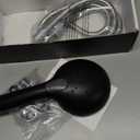 FEELSO Filtered Shower Head with Handheld, High Pressure 7-Spray Showerhead with Filters for Hard Water - Remove Chlorine, Reduce Dry Itchy Skin, Anti-clog Nozzles, Power Wash to Clean Tub, Tile & Pet (Black & Chrome)