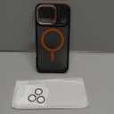 Magnetic 3 in 1 for iPhone 17 Pro Max Case, [Omni-Directional Protection] with 1x Screen Protector + 1x Camera Cover, [Seamless Work with Magsafe] Protective Case for iPhone 17 Pro Max Cosmic Orange