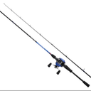 South Bend Eclipse Spincast 5'6" Combo w/Kit 2-Pc Blue Right Handed