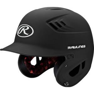 Rawlings | R16 VELO Baseball Batting Helmet | Senior (6 7/ 8" - 7 5/ 8") | Matte Black
