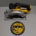 DEWALT 20V MAX Circular Saw, Cordless Sidewinder Style Portable, 6-1/2-Inch Blade, 5150 RPM, 0-50 Degree Bevel Capability, Battery Not Included (DCS391B)