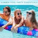 Inflatable Swimming Pool Noodle, 2 Pack Soft Fabric Quick Drying Covered Large Pool Floats Noodles, Premium Buoyancy Swim PoolFloats with Portable Storage Bag for Pool Party Toy