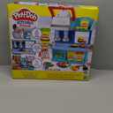 Play-Doh Kitchen Creations Busy Chef's Restaurant Playset, 2-Sided Play Kitchen Set, Preschool Cooking Toys, Kids Arts & Crafts, Ages 3+
