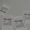 TENS 7000 Official TENS Unit Electrode Pads, 4 Pack - Premium Quality OTC TENS Pads, 2" X 2" - Compatible with Most TENS Machines, Replacement Electrodes Value Pack