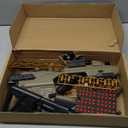 Realistic Toy Toy Gun Blaster, Soft Bullet Toy Dart Hand Gun Soft Bullet Pistol Foam Shell ejecting Blasters, with 2 Clips, Gifts for Boys Girls Adults Age 8+ (Brown)