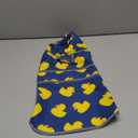 Dog Raincoat, Waterproof Dog Rain Jacket with Hood, Adjustable Rain Coat Poncho with Reflective Strips & Leash Hole for Large Medium Small Dogs Puppies, Lightweight Pet Clothes (Navy Blue Duck)