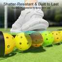 17 Balls Pickleball Ball Retriever & Ball Holder Storage with Strap, Back Saver for Pickleball Accessories, Quick for Pickleball Tube Ball Pickup
