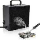 KOTTO Solder Smoke Absorber Remover Fume Extractor Smoke Prevention Absorber DIY Working Fan for Soldering Station (Black)