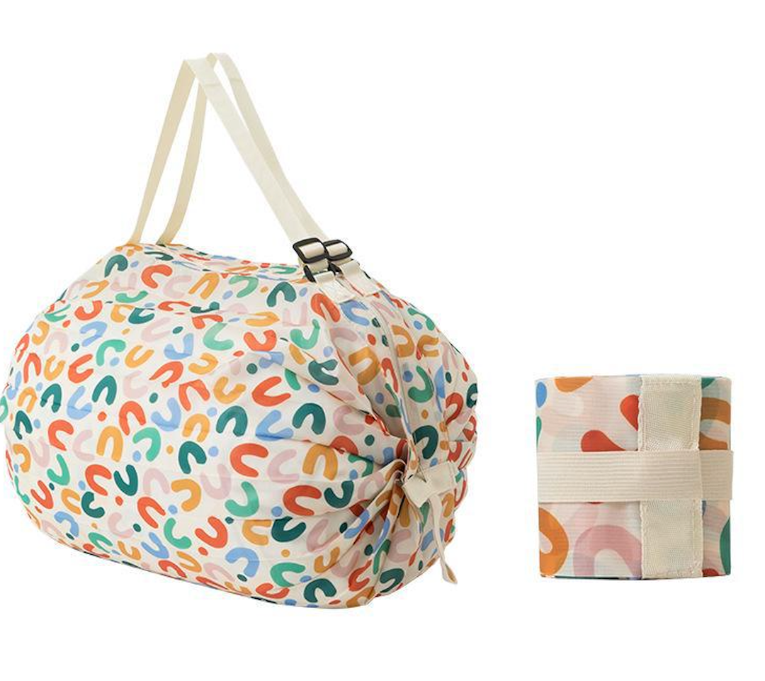 Reusable Shopping Bag Foldable Grocery Storage Tote Bag - Eco-Friendly Grocery & Shopping Storage (Waterproof Oxford Cloth) for Daily, Travel, Picnic, Camping, Commuting