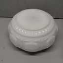 Semi Flush Mount Ceiling Light, Milk Glass Shade Modern Ceiling Light Fixture, Vintage Gold Lighting for Hallway Bedroom Entryway Kitchen Porch (9.38 inch)