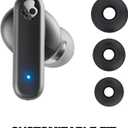 Skullcandy Smokin’ Buds Wireless Earbuds, Bluetooth Headphones, Noise Isolating Fit, Up to 20 Hours Battery, IPX4 Sweat and Water Resistant, Microphone for iPhone Android - True Black
