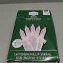 PREXTEX 100 Count Clear Christmas Lights - 20 ft Ultra Bright String Lights with Green Wire for Indoor and Outdoor Use, Christmas Trees, Holidays, Patios and Garden