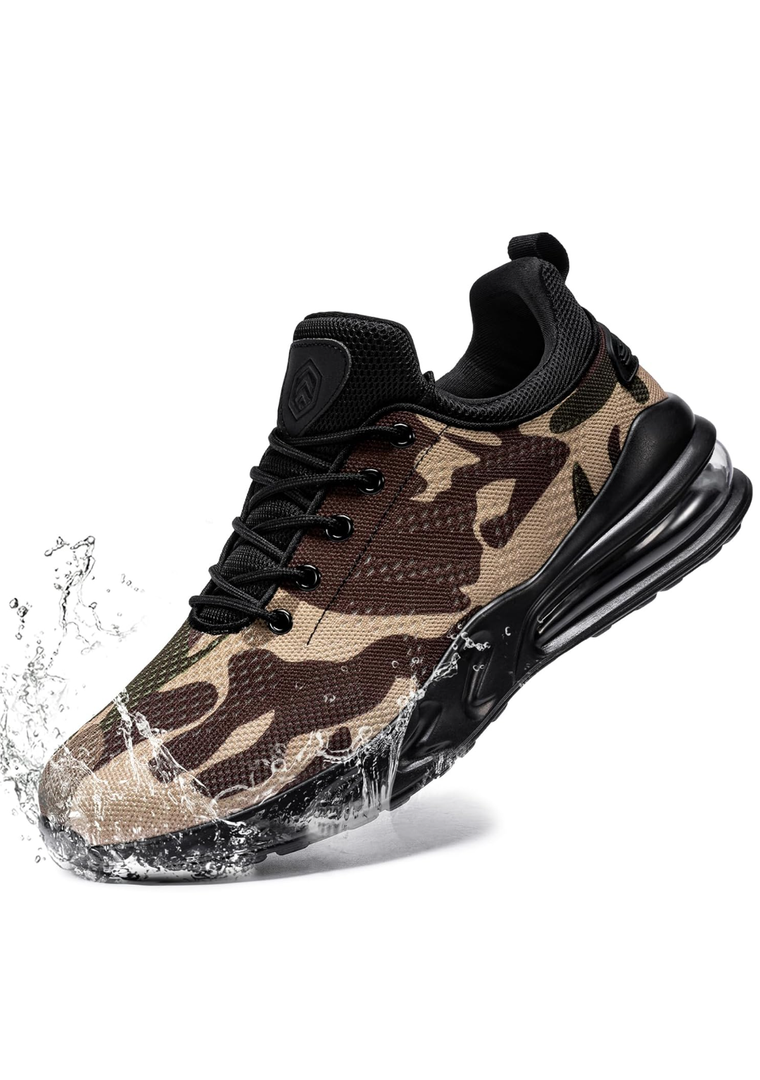 LARNMERN Mens Non Slip Work Shoes Slip On Water Resistant Walking Sneakers Zapatos Trabajo Waterproof Food Service Chef Kitchen, 10.5