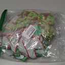 16 Pack Christmas Red Green Bows Ornaments for Tree, 6.2 Inch Xmas Glitter Dot Polyester Ribbons Wreath Bow,Decorations for Home Indoor Fence Door Railing Fireplace Garden Party Stairs Wedding Decor