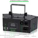 Dj Party Disco Ball Light Support DMX512 and Sound Activated, BUCLHOZ LED Stage Strobe Lighting for Parties Indoor Dance Floor Birthday Rave Bar Karaoke KTV Xmas Christmas Wedding Show Club