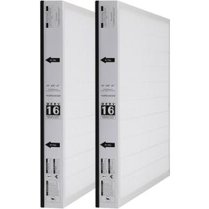 PGAPXCAR2420-a02 Air Filter Replacement, Pack of 2 MERV16 PGAPXCAR2420 Filter Replacement Compatible with Bryant/Carrier PGAPXCAR2420 Furnace Cabinet, 24x20x3 Inches Replacement Filter