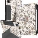 for iPad Air 11 Inch M3 2025 & M2 2024/Air 5th/4th Generation 10.9 Inch/Pro 11 Inch Case - with Pen Holder for Girls Boys Women Men Cute Cartoon Cool Anime Kawaii Fun, Full Butterfly
