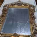 Large Antique Gold Mirror, 43.7'' x 32.2'' Ornate Lightweight PU Frame, HD Decor Mirrors, Baroque Mirror for Living Room Dining Room Entryway to Enhance Space Aesthetics