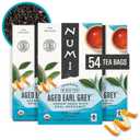Numi Organic Aged Earl Grey Tea | 54 Black Tea Bags | Assam Black Tea with Real Bergamot | Caffeinated (18 Count (Pack of 3))